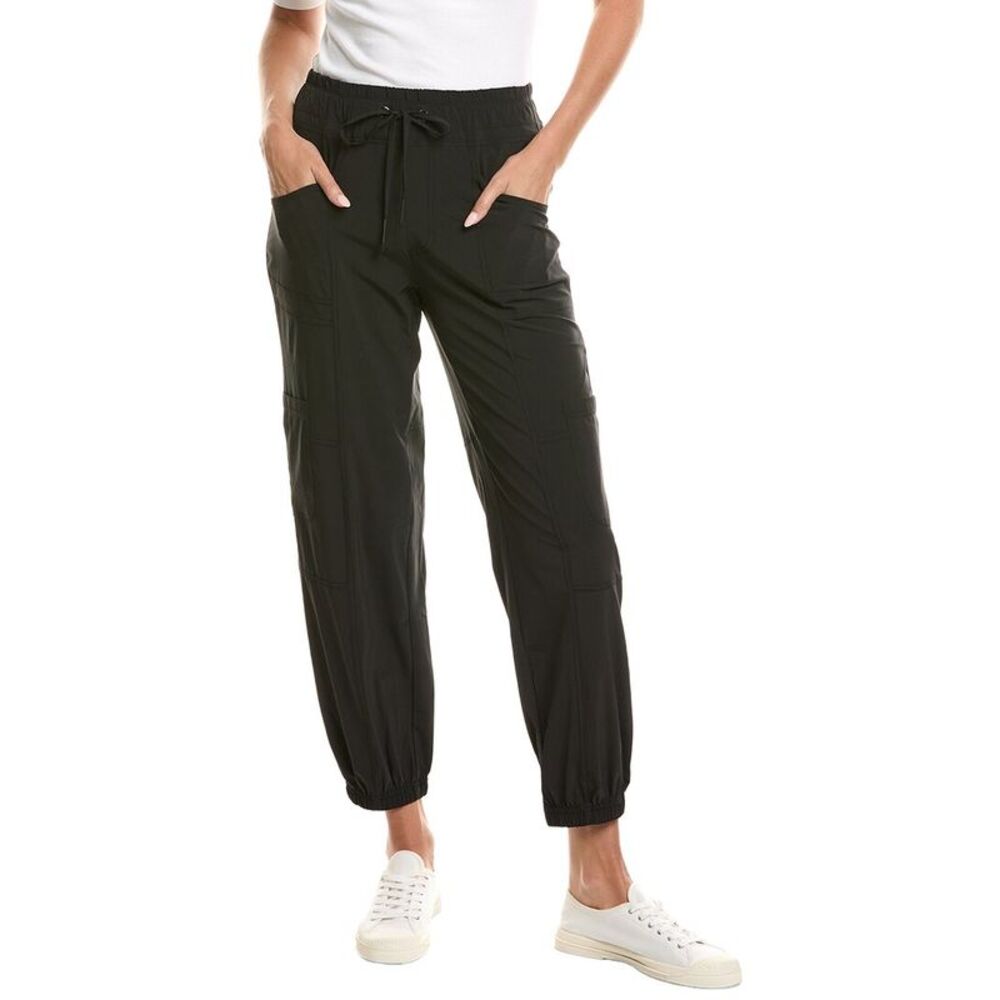 NWT XCVI Black Straight Leg Jogger Pants black size Large